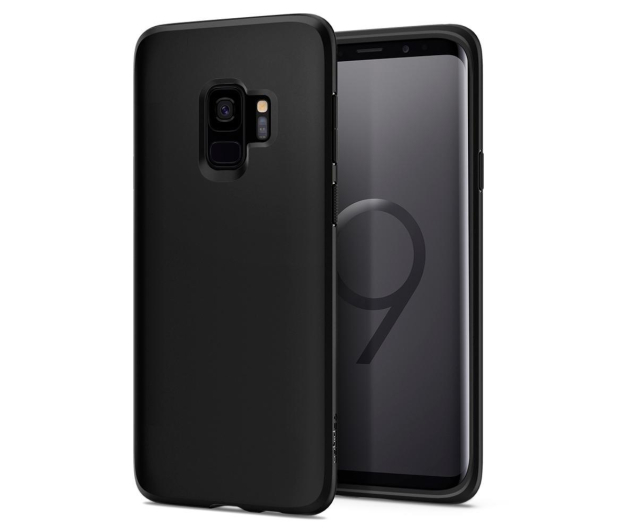 Etui Liquid Crystal do Samsung Galaxy S9 czarne matowe - 417813 - zdjęcie